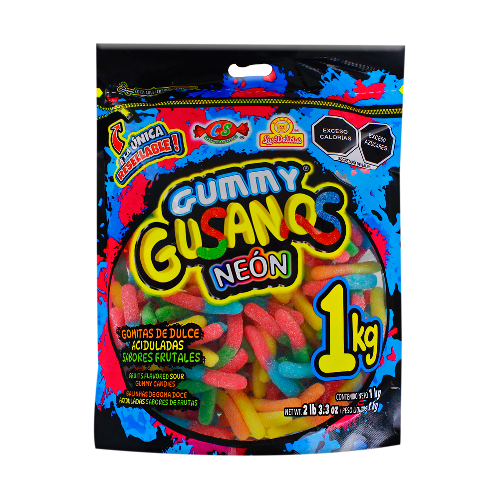 GUSANOS NEON 10/1 KG