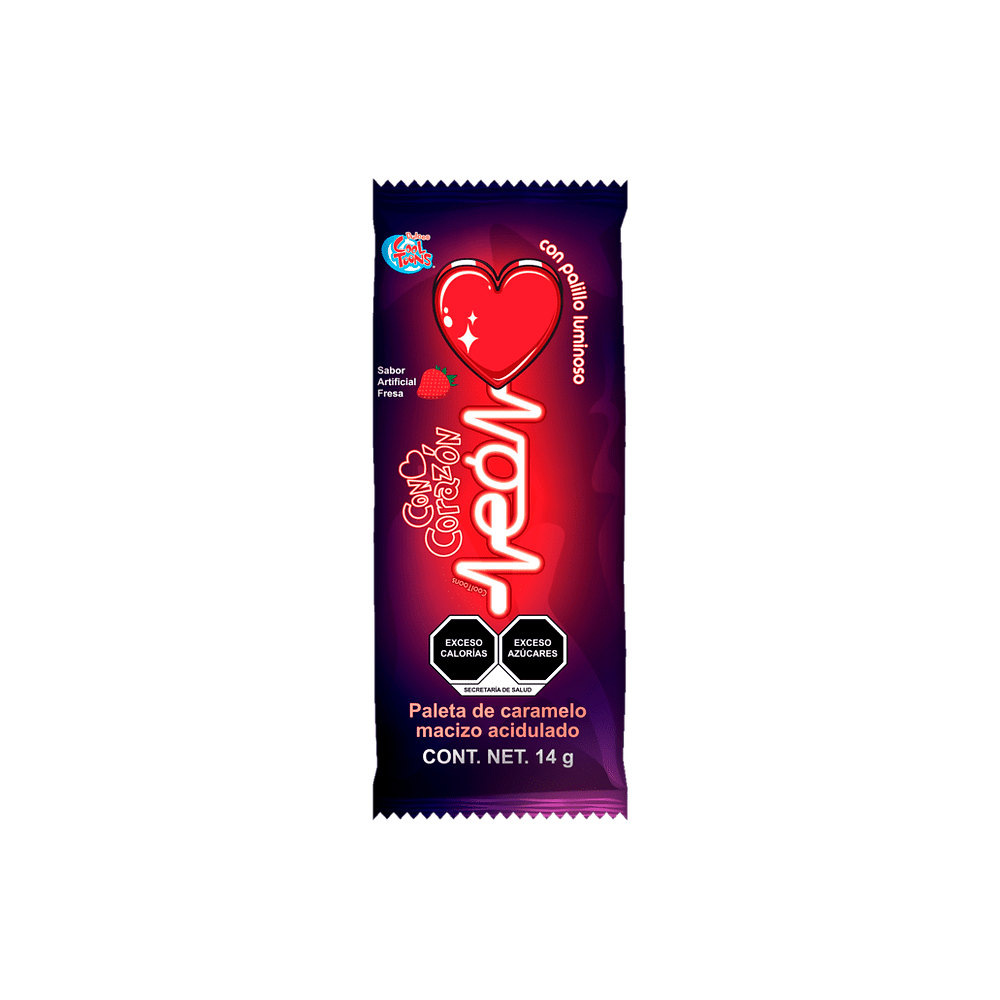 PAL.CORAZON NEON 24/24