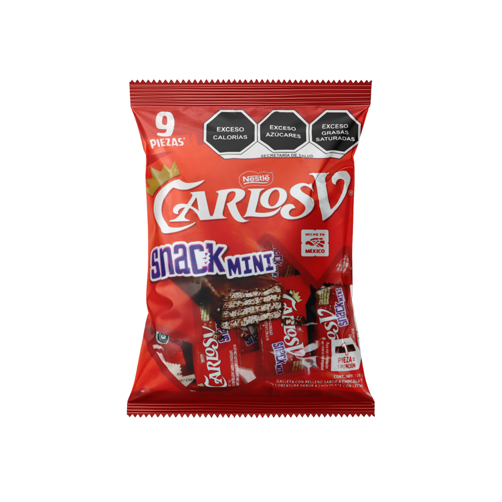 CARLOS V CHOCO GALLETA MINI 16/9