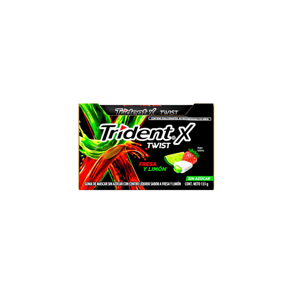TRIDENT TWIST 7´S FRESA/LIMÓN 24/10
