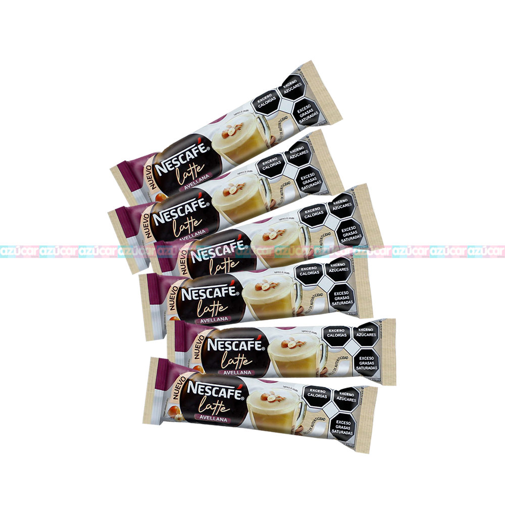 NESCAFE LATTE AVELLANA 6/6 20g