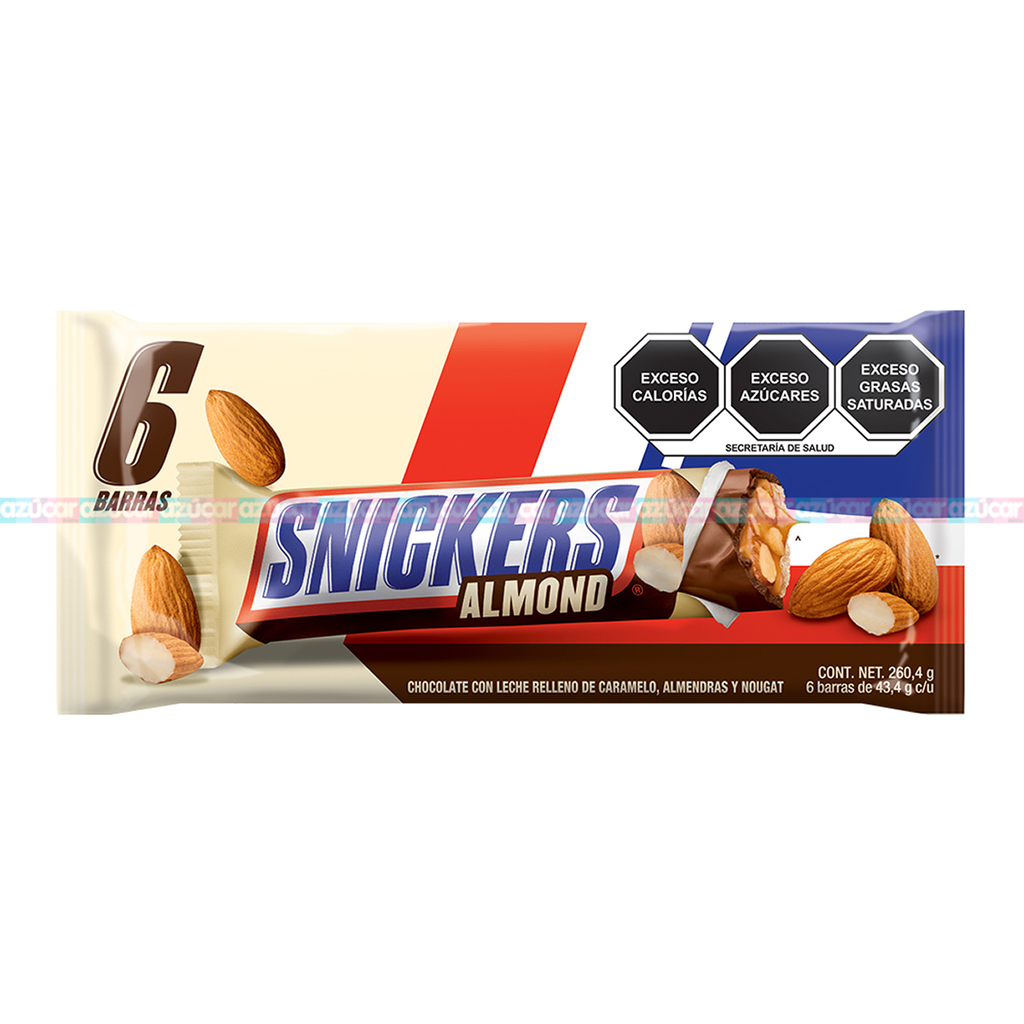 SNICKER ALMOND 43.3G 12/6