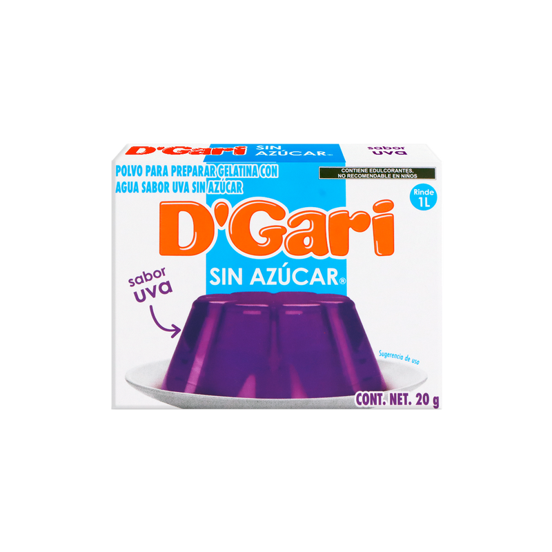 GARI SIN AZUCAR UVA 24/20GR