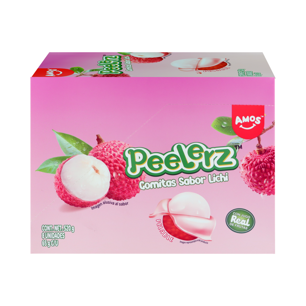 PEELERZ GOMITAS LINCHI 6/8 PZA