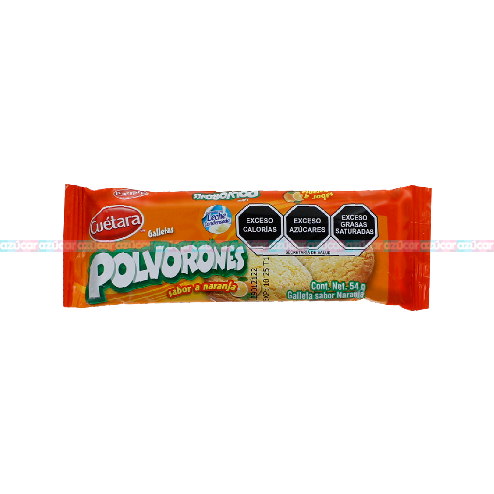 POLVORONES NARANJA 20/54G