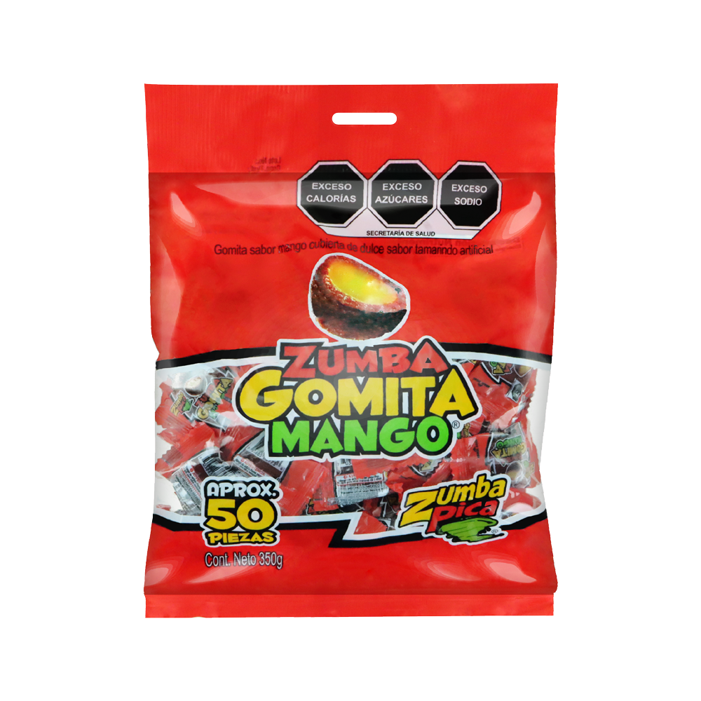 ZUMBA GOMITA MANGO 24/50PZA