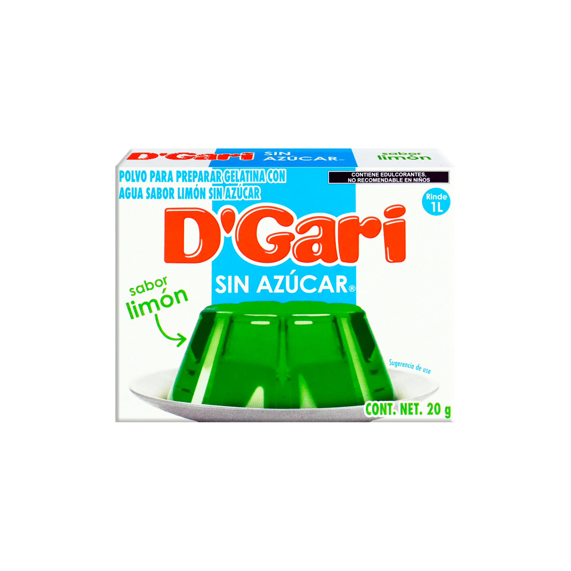 GARI SIN AZUCAR LIMON 24/20GR