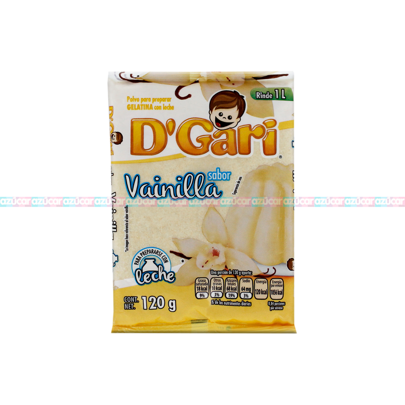 GARI VAINILLA 50/120 GRS