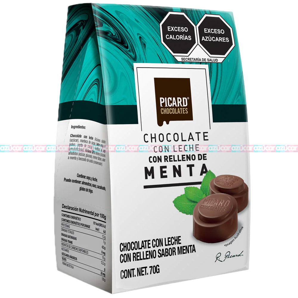 P FONDANT MENTA 12/70G