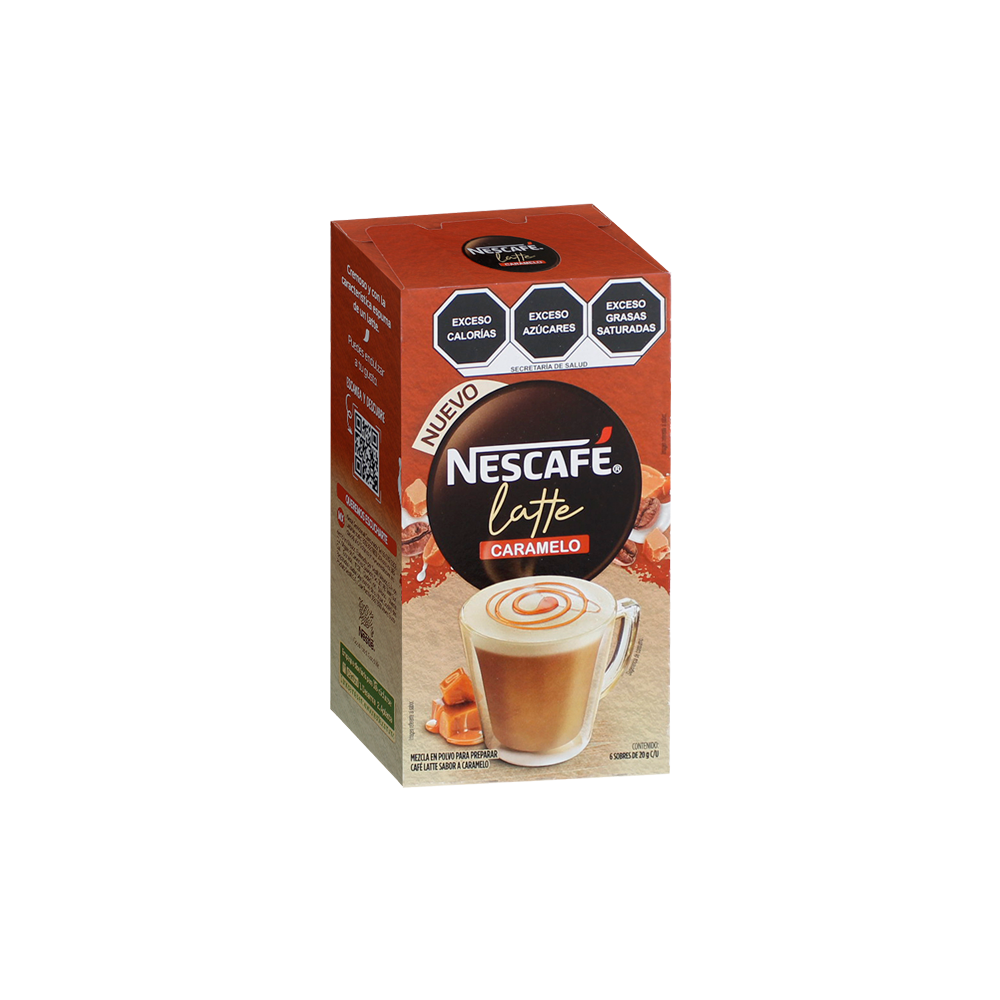 NESCAFE LATTE CARAMELO 6/6 20g
