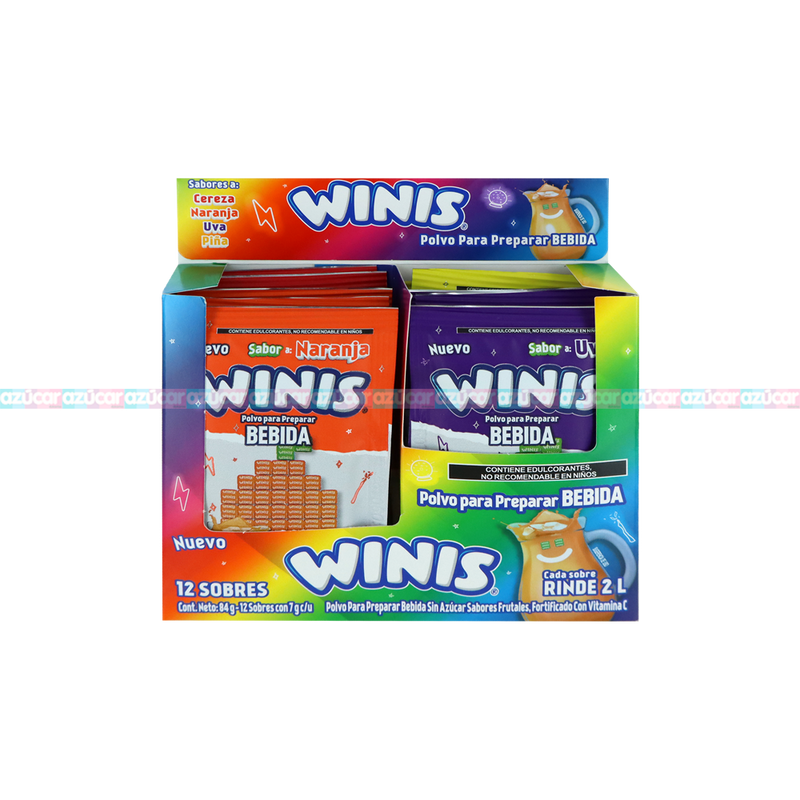 WINIS POLVO BEBIDA 12/12PZA
