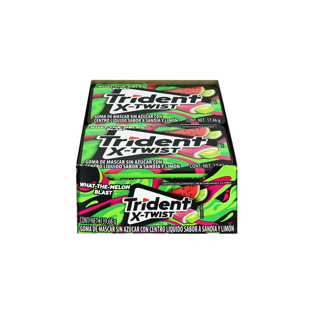 TRIDENT X TWIST SANDIA LIMON 18/8