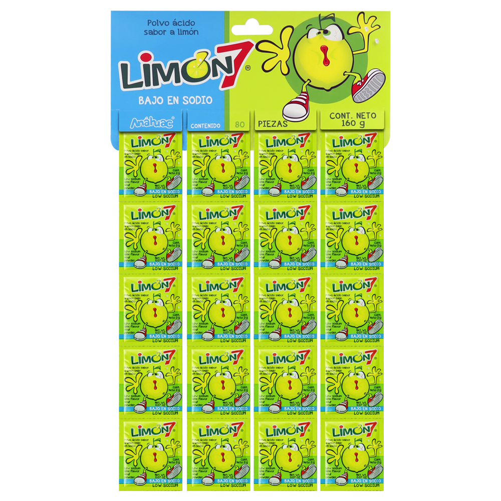 NUEVO LIMON 7 BAJO EN SODIO 30/80PZ