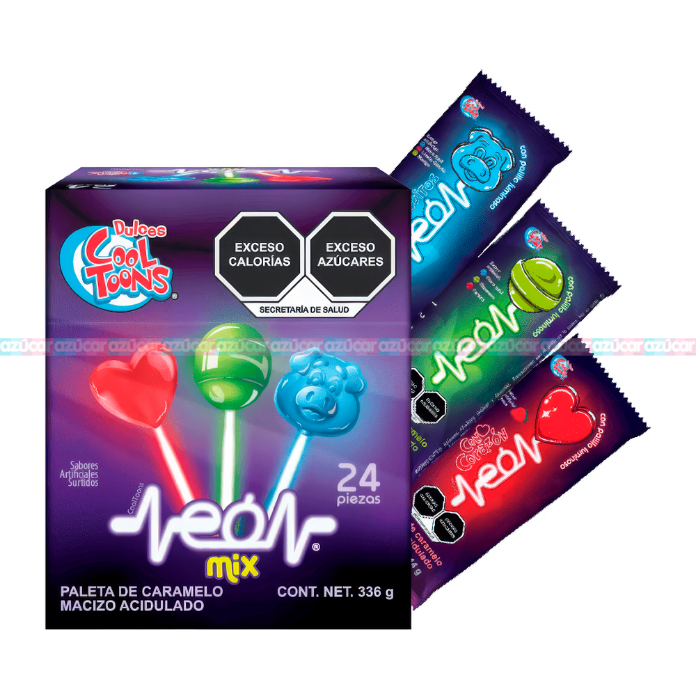 PAL. NEON MIX 24/24PZA