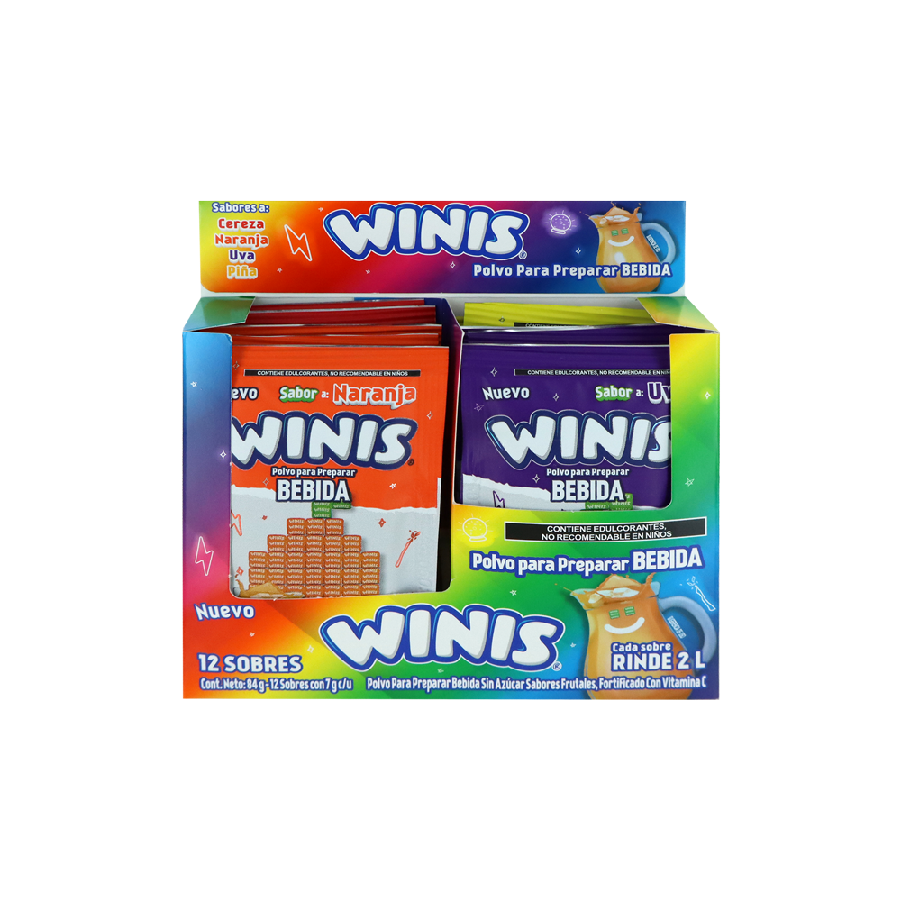 WINIS POLVO BEBIDA 12/12PZA