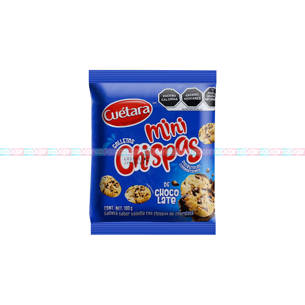 CUETARA MINI CHISPAS 10/100G
