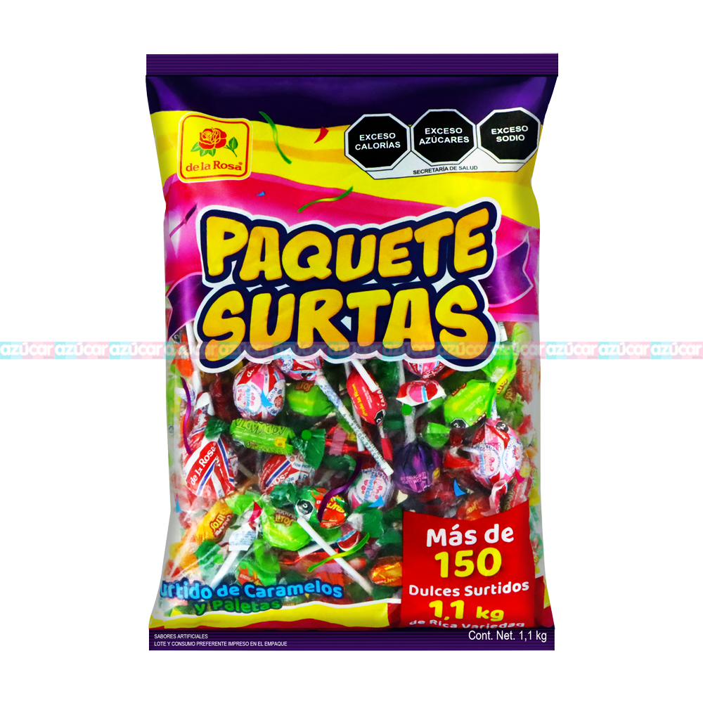 PAQUETE SURTAS 8/1.100GRS