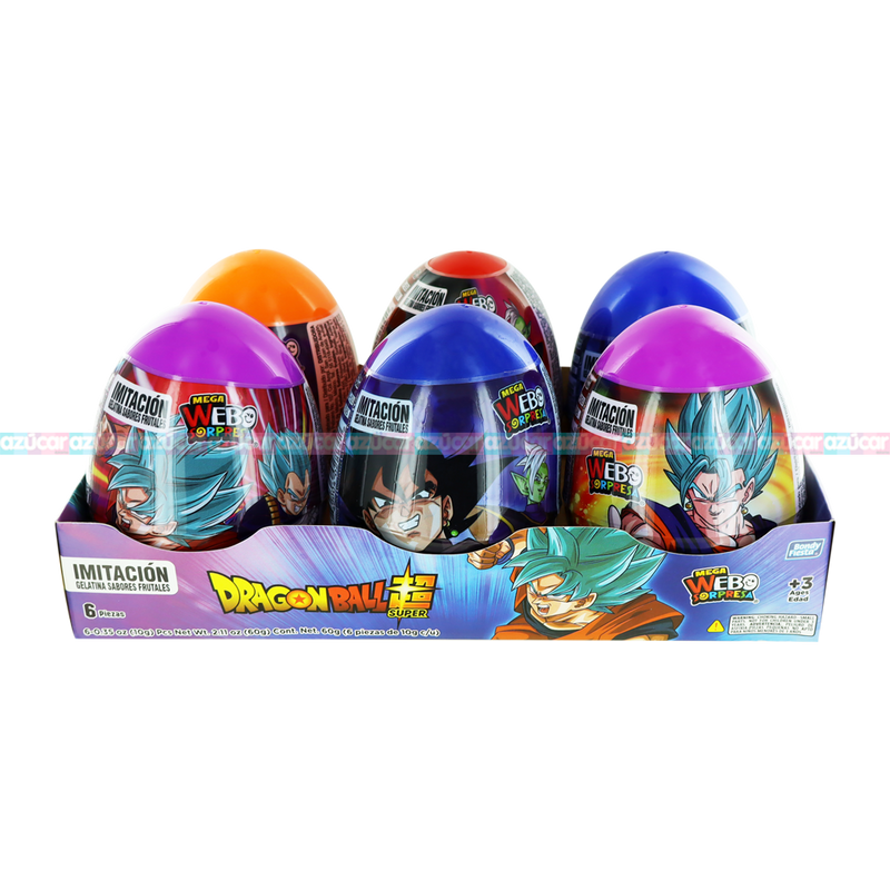 MEGA HUEVO DRAGON 12/6 PZS