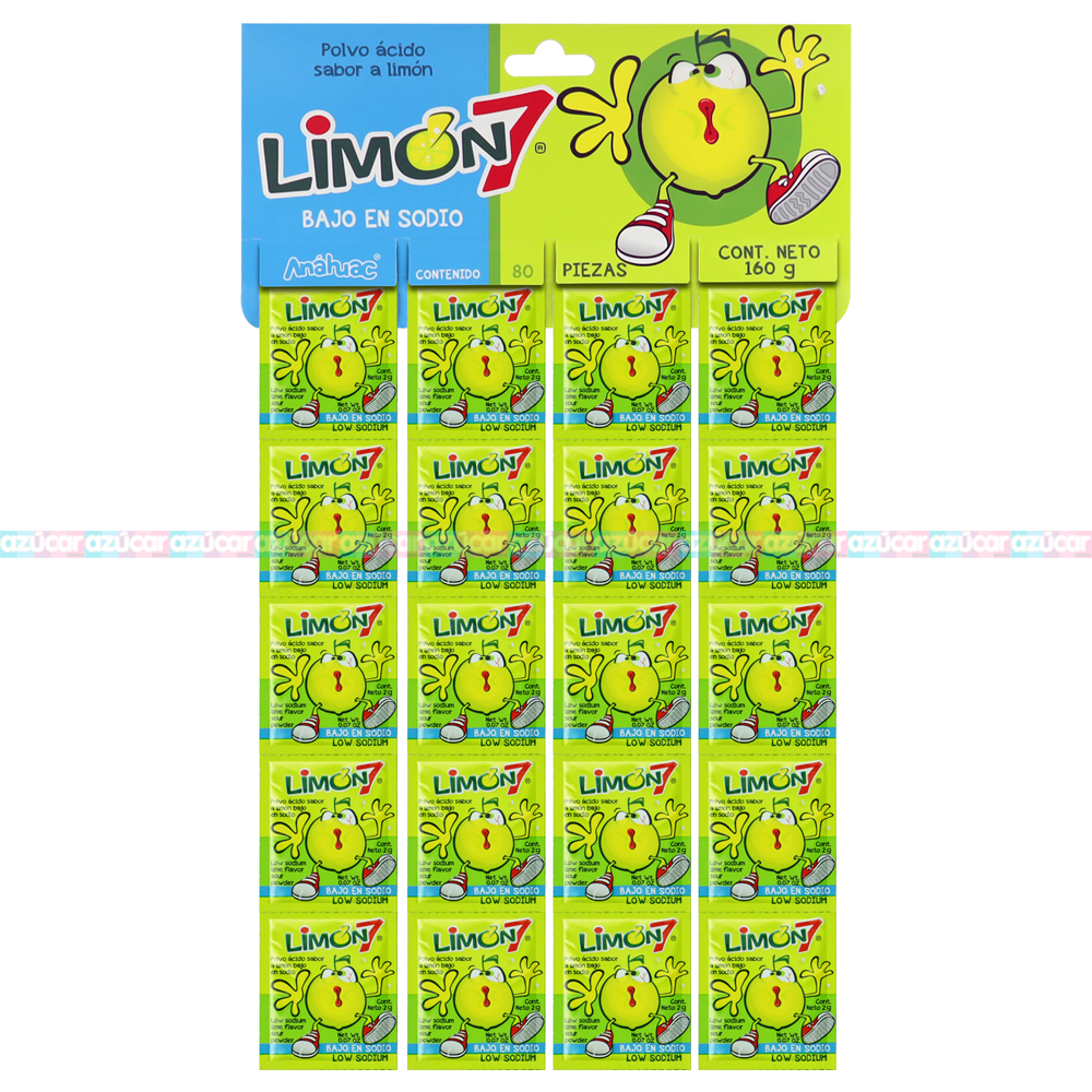 NUEVO LIMON 7 BAJO EN SODIO 30/80PZ