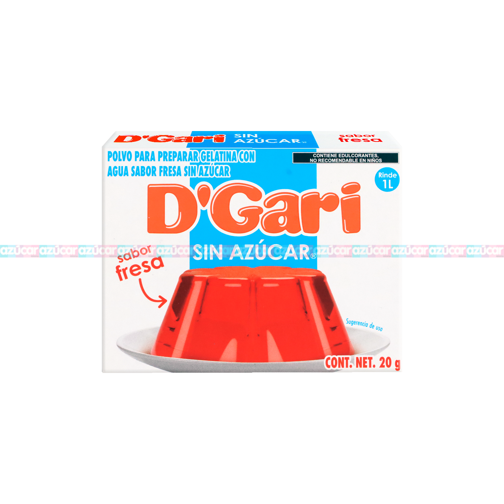 GARI SIN AZUCAR FRESA 24/20GR