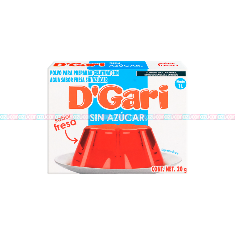 GARI SIN AZUCAR FRESA 24/20GR