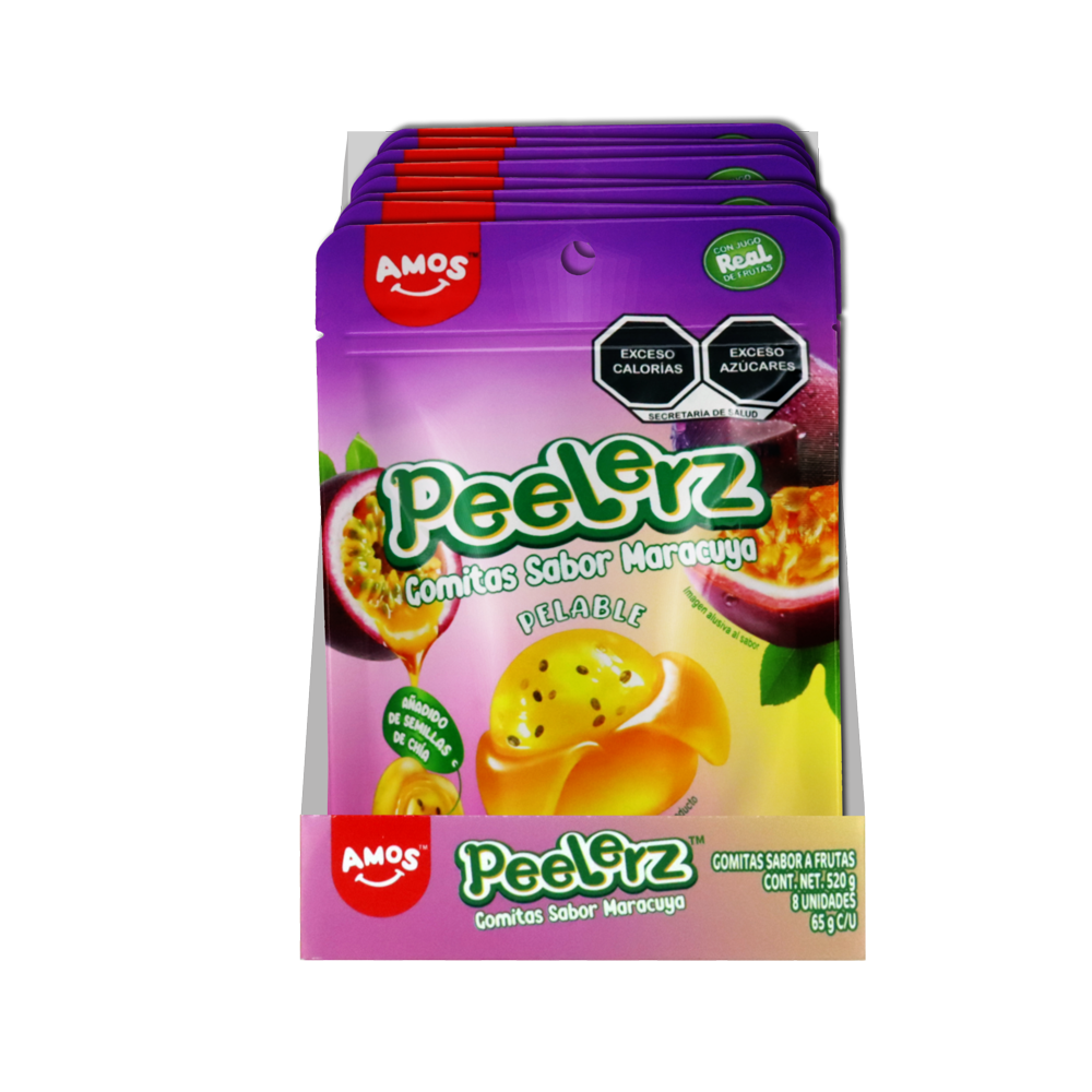PEELERZ GOMITAS MARACUYA 6/8 PZA