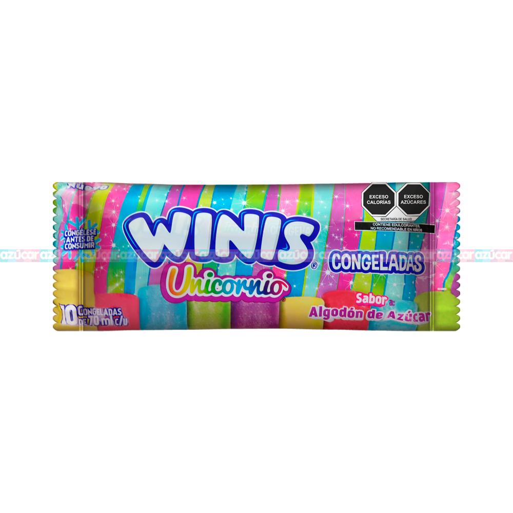 WINIS CONGELADA UNICORNIO 12/10PZ