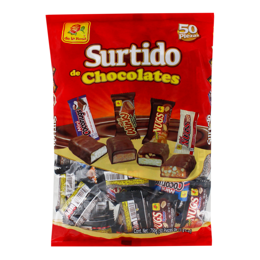 SURTIDO MINI CHOCOLATES 12/50