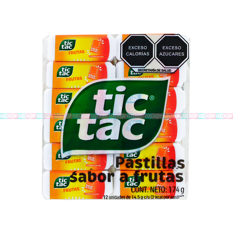TIC TAC FRUTAS 12/12
