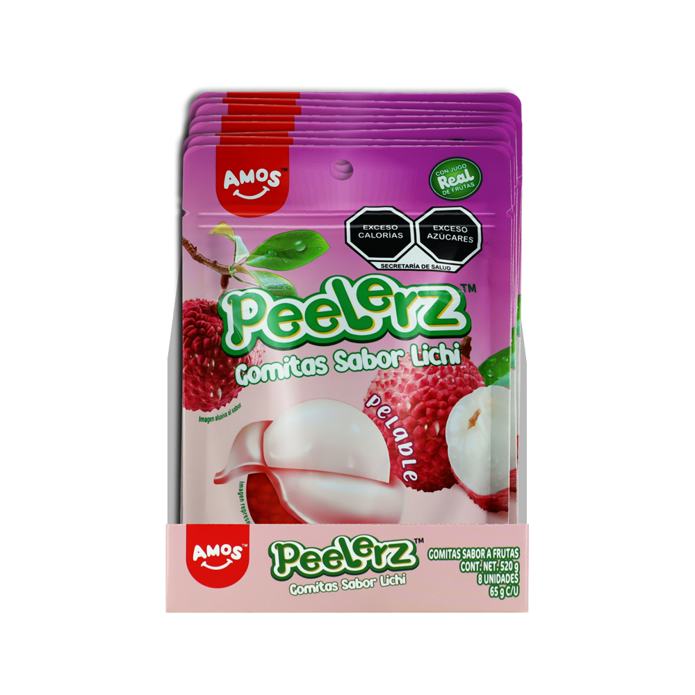 PEELERZ GOMITAS LINCHI 6/8 PZA