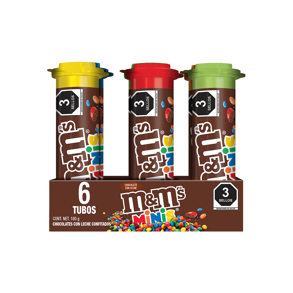 M&M MINI TUBOS 30G 24/6