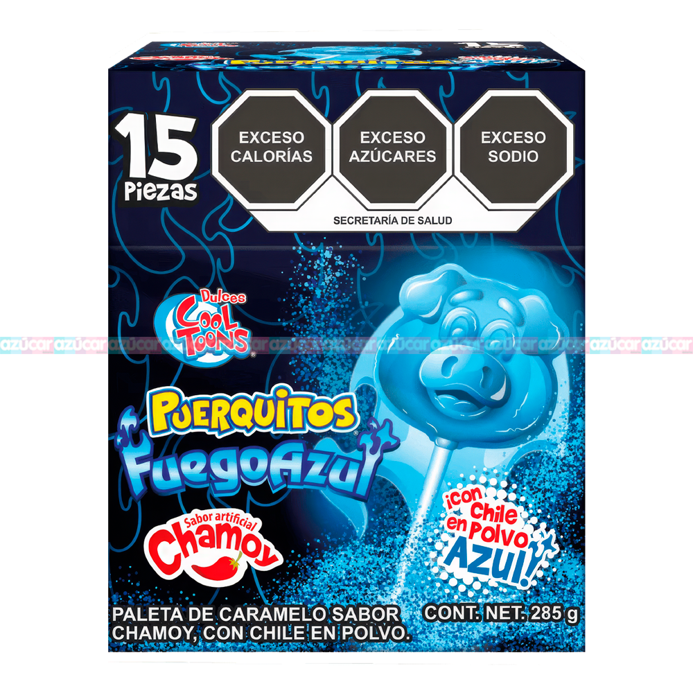 PAL. PUEQUITOS FUEGO AZUL 24/15 PZA