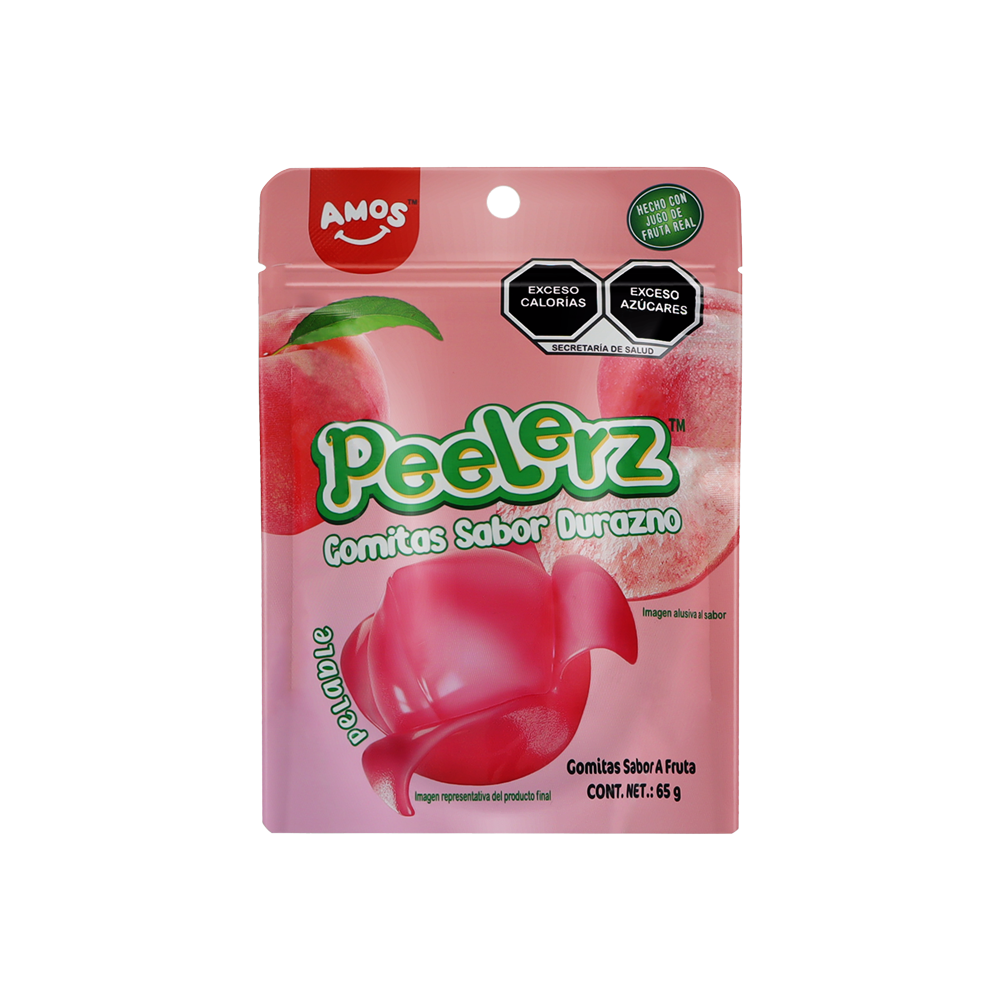PEELERZ GOMITAS DURAZNO 6/8 PZA