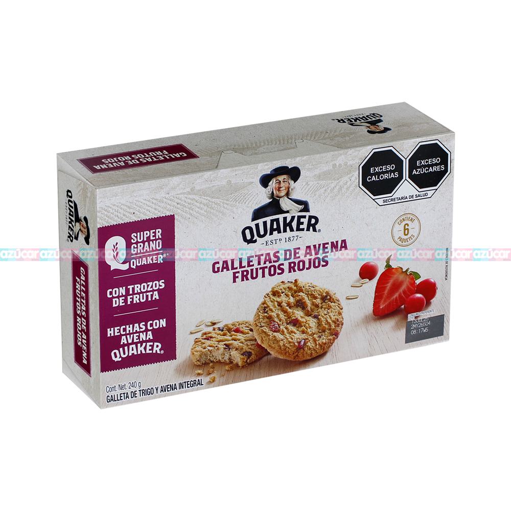 QUAKER FRUTOS ROJOS 12/240G