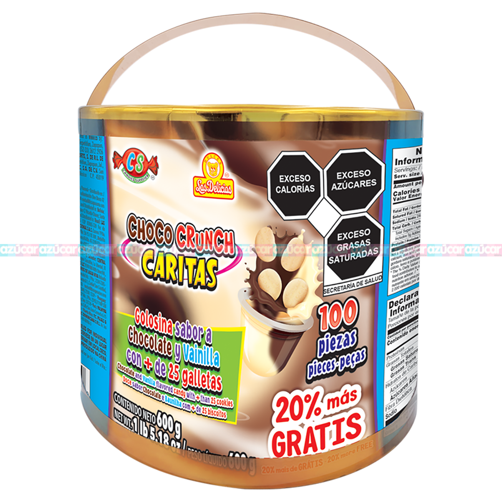 CHOCO CRUNCH CARITAS 12/100