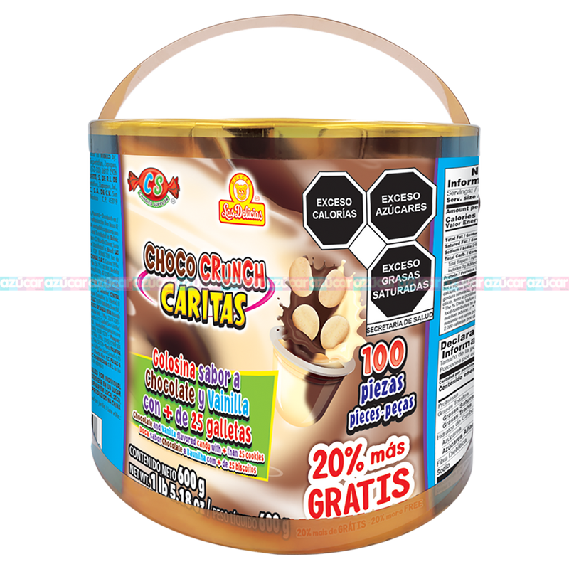 CHOCO CRUNCH CARITAS 12/100