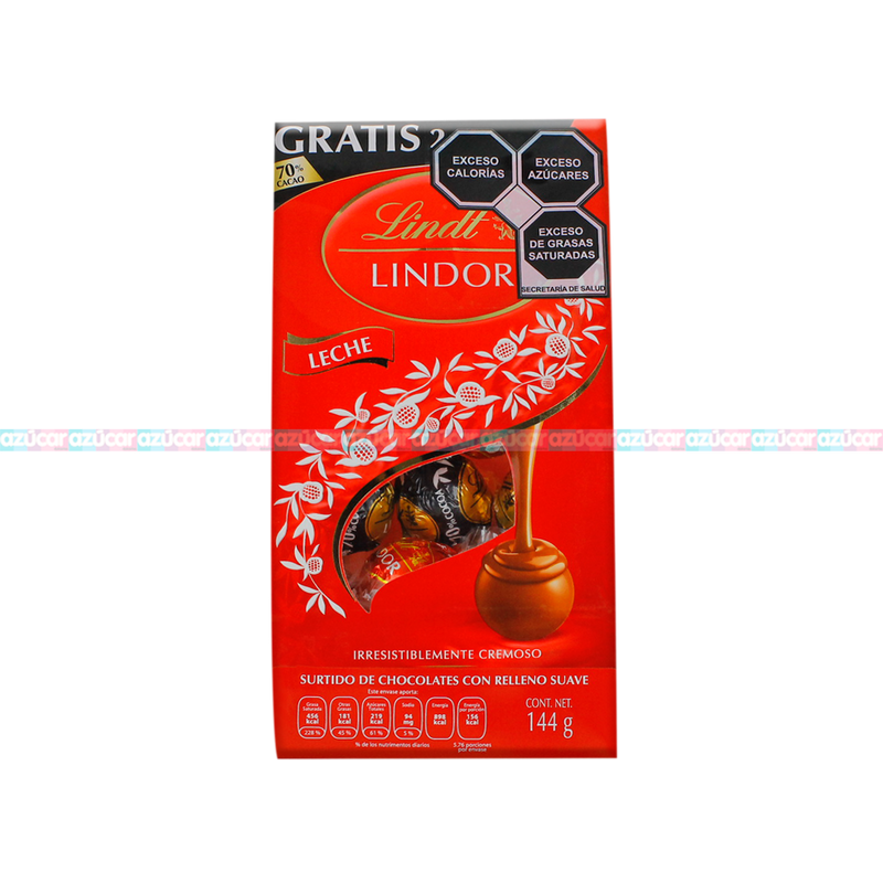 LINDOR BOLSA LECHE 12/120 G