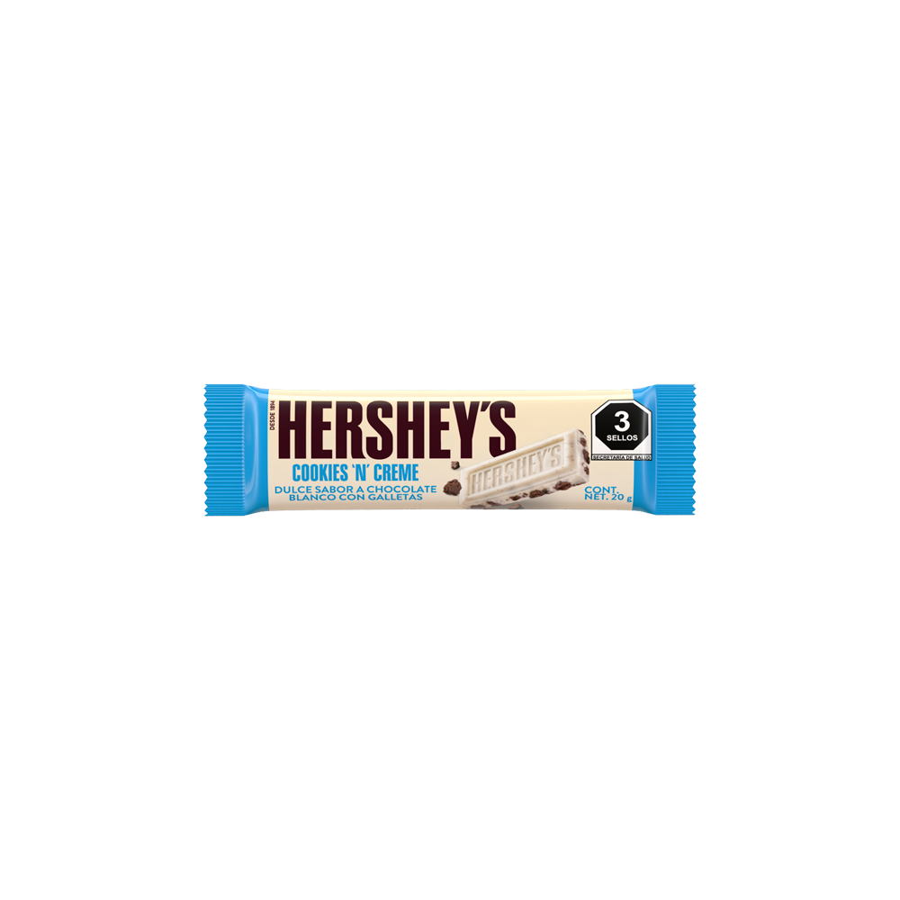 HERSHEY COOKIES 20GRS 12/12 240GRS