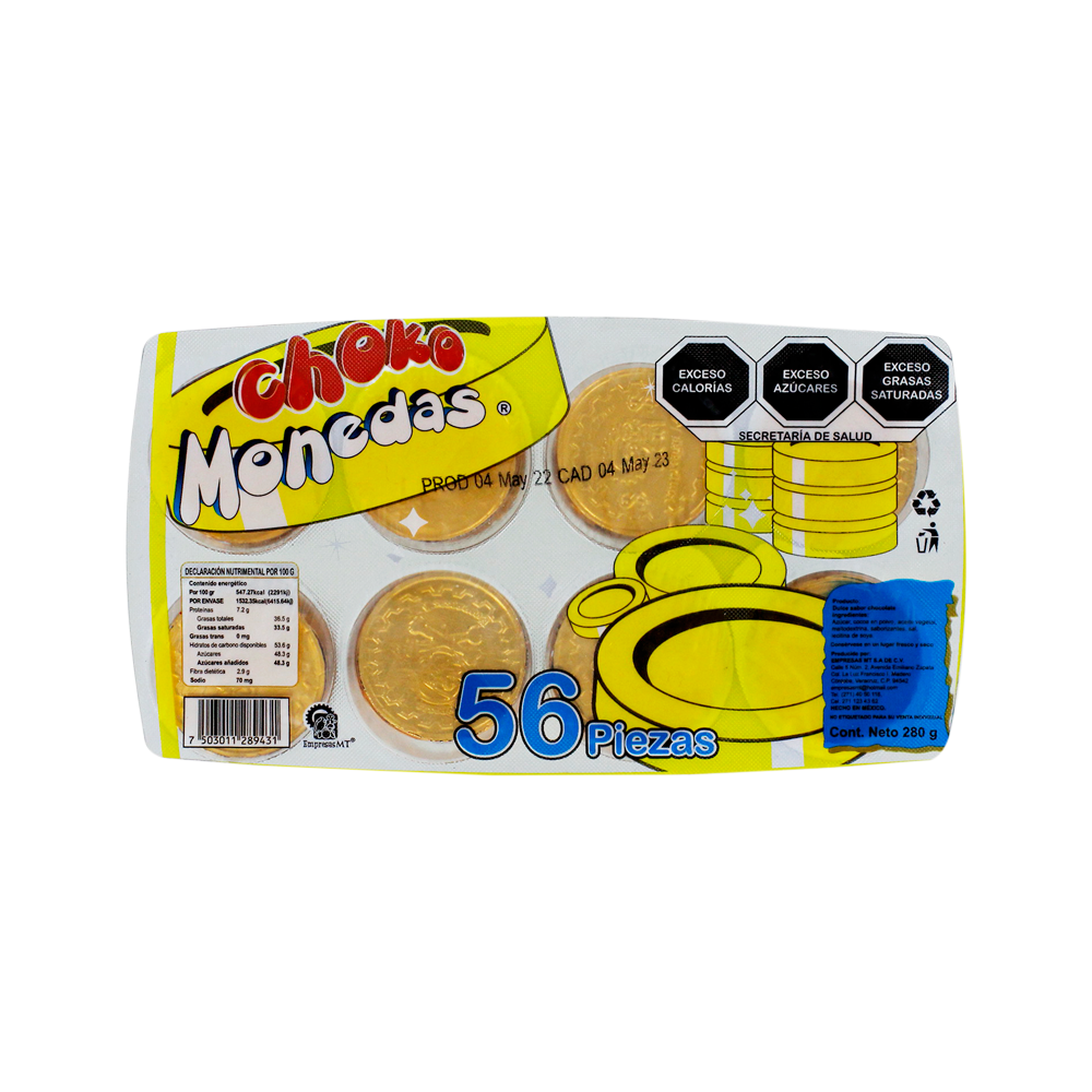 CHOKO MONEDAS 24/56
