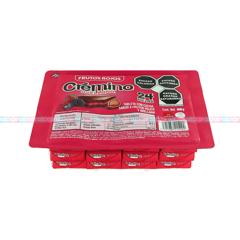 CREMINO FRUTOS ROJOS 16/24 PZA