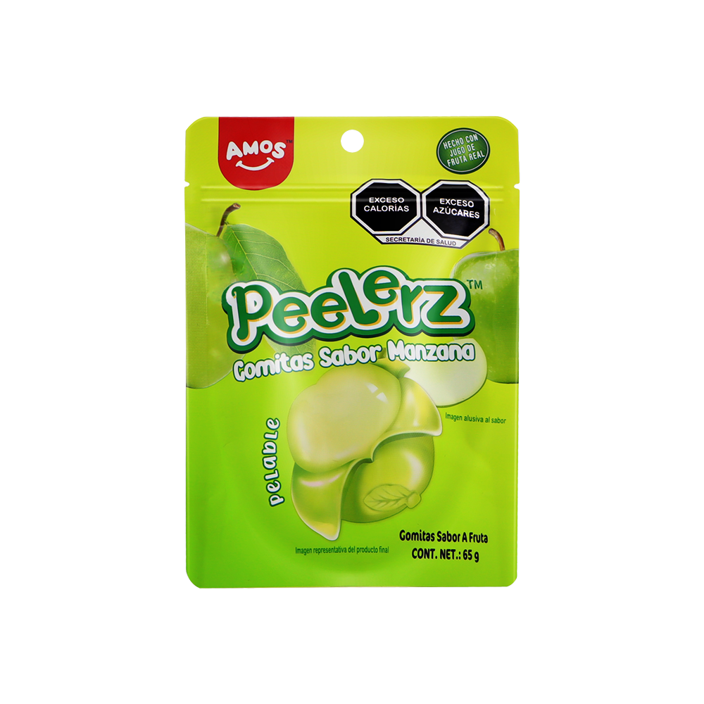 PEELERZ GOMITAS MANZANA 6/8 PZA