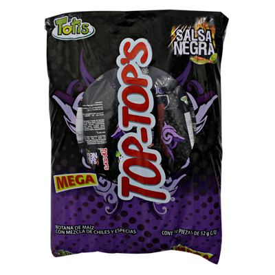 TOP TOPS 52G SALSA NEGRA 8/10