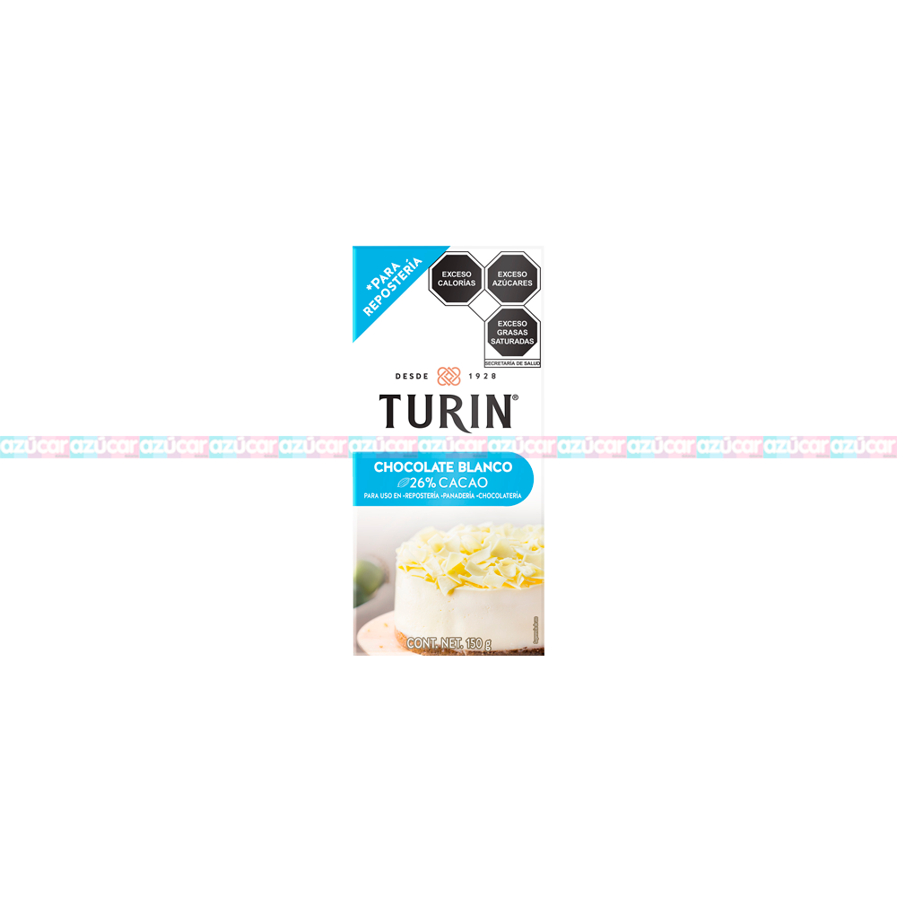 TABLILLA CHOC BLANCO 12/150g