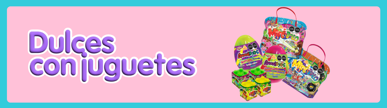 dulces con juguete