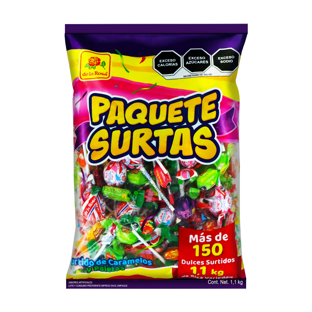 PAQUETE SURTAS 8/1.100GRS