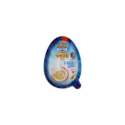HUEVO PLASTICO PAW PATROL 8/6
