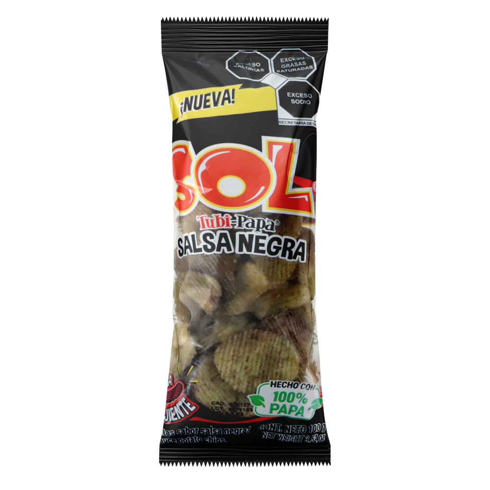TUBI SALSA NEGRA 40/100 GRS