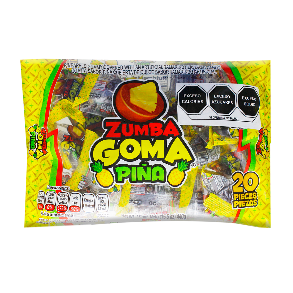 ZUMBA GOMA PIÑA 20/20