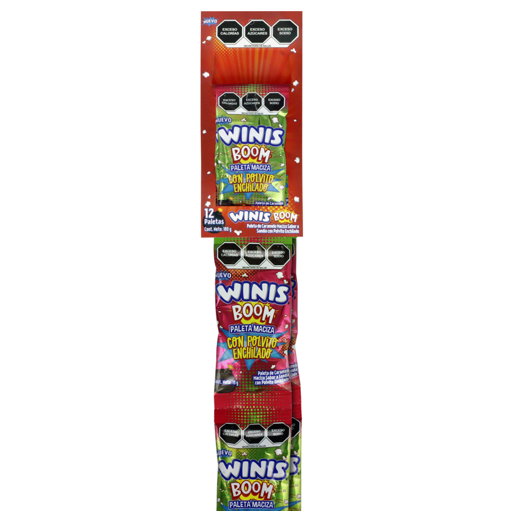 WINIS BOOM PALETA TIRA 12/12