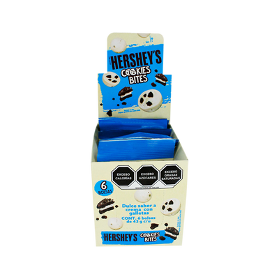 HERSHEY BITES COOKIES 6/6 43G